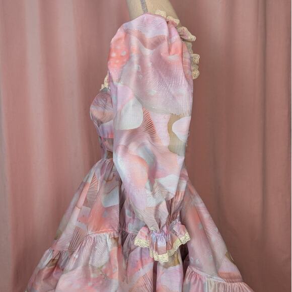 Selkie Sugar Mushroom Tree Hugger Dress Pink Size XS - Picture 11 of 16